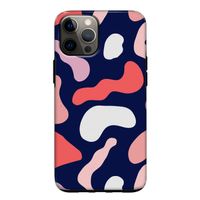 Memphis Shapes Pink: iPhone 12 Tough Case