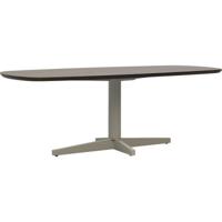 Eettafel Lidusa Deens ovaal kolompoot beige