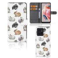 Telefoonhoesje | Met pasjeshouder | voor Xiaomi Redmi Note 12 4G Konijntjes