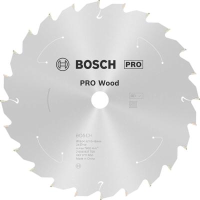Bosch Accessories Bosch Power Tools 2608837700 Hardmetaal-cirkelzaagblad 184 x 16 mm Aantal tanden: 24 1 stuk(s)