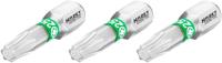 HAZET Bit set 1/4", torx, t25 2223n-t25/3 3-piece