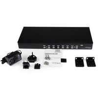 StarTech.com 8-poort 1U-Rack USB KVM-switch met OSD - thumbnail