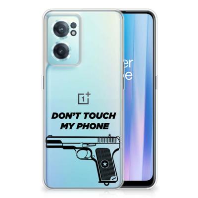 OnePlus Nord CE 2 5G Silicone-hoesje Pistol DTMP OnePlus Nord CE 2 5G Silicone-hoesje Pistol DTMP