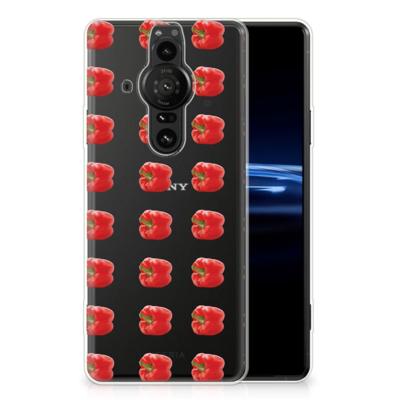 Sony Xperia Pro-I | Siliconen Case | Paprika Red