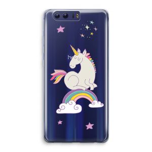 Regenboog eenhoorn: Honor 9 Transparant Hoesje
