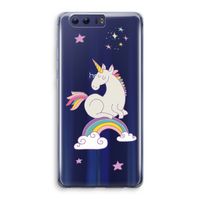 Regenboog eenhoorn: Honor 9 Transparant Hoesje