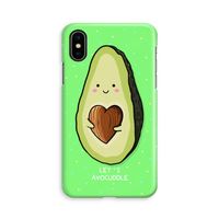 Avocuddle: iPhone X Volledig Geprint Hoesje