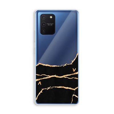 Gouden marmer: Samsung Galaxy Note 10 Lite Transparant Hoesje