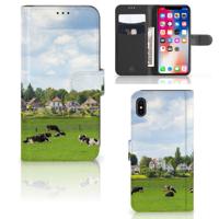 Apple iPhone Xs Max | Telefoonhoesje | Met pasjeshouder | Koeien Apple iPhone Xs Max | Telefoonhoesje | Met pasjeshouder | Koeien