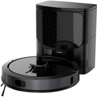 Nedis WIFIVCL002CBK Dweil- en zuigrobot Zwart Compatibel met Amazon Alexa, Compatibel met Google Home, Spraakgestuurd, Besturing via App
