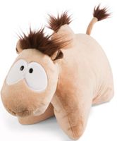 Nici knuffelkussen Kemal junior 40 x 30 cm pluche bruin - thumbnail