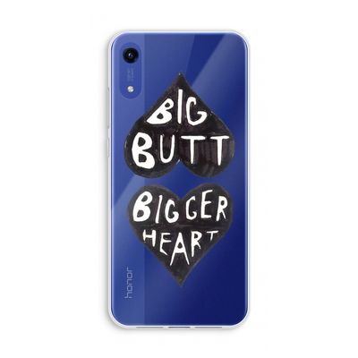 Big butt bigger heart: Honor Play 8A Transparant Hoesje