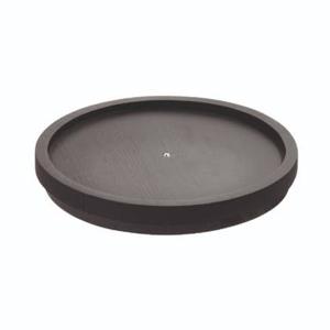 iDesign - Lazy Susan Draaiplateau, 23 cm, Paulownia Hout, Zwart - iDes