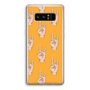 Rock: Samsung Galaxy Note 8 Transparant Hoesje