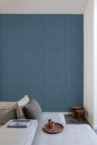 Behang Paint Rol Blue