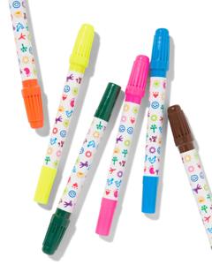 HEMA Viltstiften Met Stempel - 6 Stuks