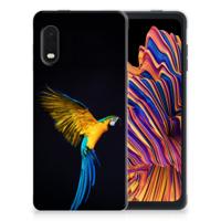 Samsung Xcover Pro | TPU Hoesje | Papegaai Samsung Xcover Pro | TPU Hoesje | Papegaai
