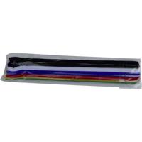 TRU COMPONENTS 804-06-Bag Klittenband kabelbinder Om te bundelen Haak- en lusdeel (l x b) 250 mm x 13 mm Bont 10 stuk(s) - thumbnail
