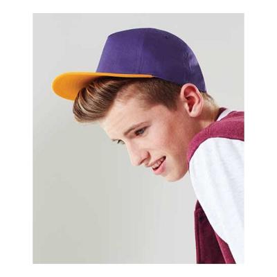 Beechfield baseball cap Retro Colours - voor kinderen - klemsluiting - 100% katoen