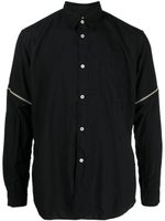 Comme Des Garçons Shirt chemise boutonnée à manches détachables - Noir