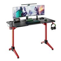 Game bureau Thomas - computertafel - computerbureau - zwart rood - thumbnail
