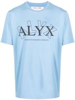 1017 ALYX 9SM t-shirt à logo imprimé - Bleu - thumbnail