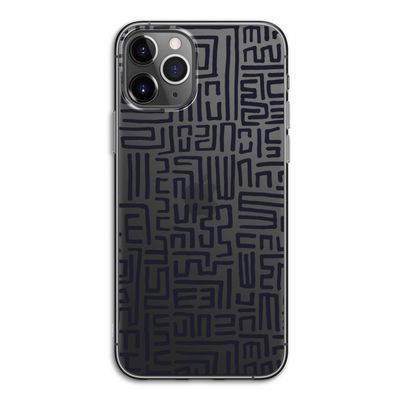 Moroccan Print: iPhone 11 Pro Transparant Hoesje
