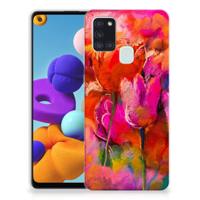 Smartphone hoesje Samsung Galaxy A21s Tulips