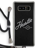 Hustle: Samsung Galaxy Note 8 Transparant Hoesje met koord
