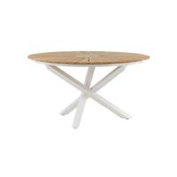 Rebellenclub Tonga Tuintafel - ø140cm - Wit