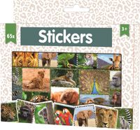 W&O stickerdoos junior 16 x 11,5 cm papier beige/wit 65 stuks - thumbnail