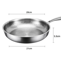 TitanPro - Pure Titanium Koekenpan met Hamerpatroon
