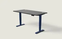 Desktronic HomePro bureau Diepblauw / Zwart / 160x80 cm