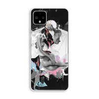 Camouflage de sommeil: Pixel 4 XL Transparant Hoesje Camouflage de sommeil: Pixel 4 XL Transparant Hoesje