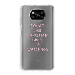 Christian Grey: Xiaomi Poco X3 Pro Transparant Hoesje