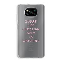 Christian Grey: Xiaomi Poco X3 Pro Transparant Hoesje