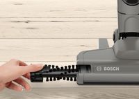 Bosch BBHF214G draadloze 2-in-1 steelstofzuiger 14,4V grijs - incl. kruimeldief - thumbnail