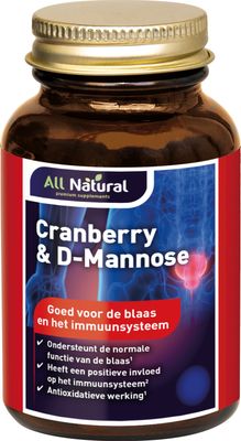 All Natural Cranberry & D-Mannose Capsules