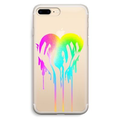 Hold My Heart: iPhone 7 Plus Transparant Hoesje