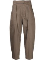 SONGZIO pantalon Carrot à coupe fuselée - Marron