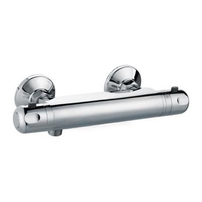 Kraan met 2 knoppen Rousseau Volga 2 Grijs Blik 15 cm Douche