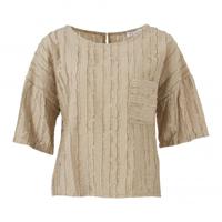 Enjoy - Beige | Dames | Top | Beige | XXL | regular | Kamst mode