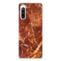 Sony Xperia 10 IV | TPU | Siliconen hoesje | Marmer Bruin