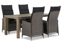 Garden Collections Madera/Bristol 180 cm dining set 5-delig - thumbnail