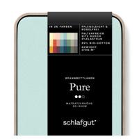 Schlafgut Schlafgut Pure Jersey Hoeslaken L - 140x200 - 160x220 435 Petrol Light - thumbnail