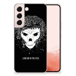 Silicone Back Case Samsung Galaxy S22 Skull Hair