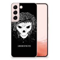 Silicone Back Case Samsung Galaxy S22 Skull Hair