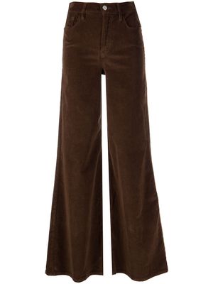 FRAME pantalon ample Le Palazzo - Marron