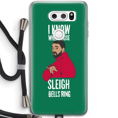 Sleigh Bells Ring: LG V30 Transparant Hoesje met koord