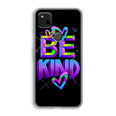 Be Kind: Google Pixel 4a Transparant Hoesje